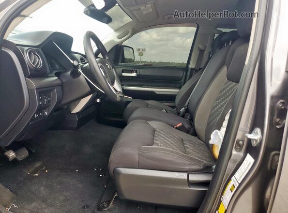 5TFEY5F10MX287848 2021 TOYOTA TUNDRA Серый Вид салона спереди
