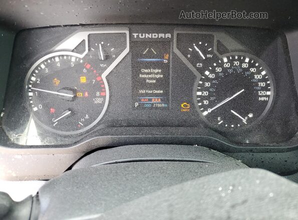 5TFKB5DB8PX127656 2023 TOYOTA TUNDRA Black ხელსაწყოთა პანელის ხედი