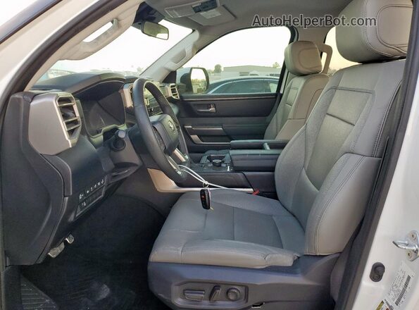 5TFLA5AB8RX033100 2024 TOYOTA TUNDRA White Widok wnętrza z przodu
