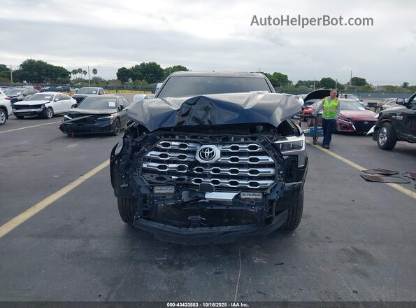 5TFMA5DB0PX074978 2023 TOYOTA TUNDRA Black Вид задньої частини салону