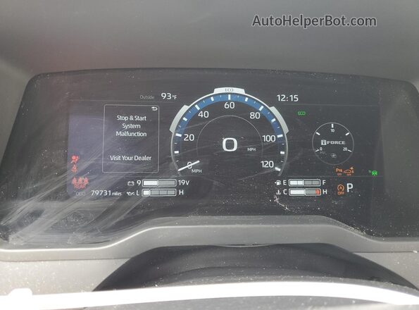 5TFMA5DB4NX016515 2022 TOYOTA TUNDRA Коричневый Вид щитка приборов