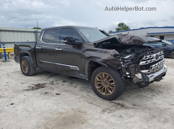 5TFMA5DB4NX016515 2022 TOYOTA TUNDRA Коричневый Передняя правая четверть