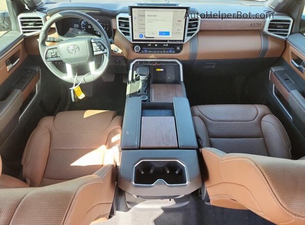 5TFMA5EC1PX016501 2023 TOYOTA TUNDRA Gray Dashboard view