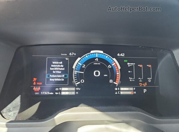 5TFMA5EC1PX016501 2023 TOYOTA TUNDRA Gray Instrument cluster view