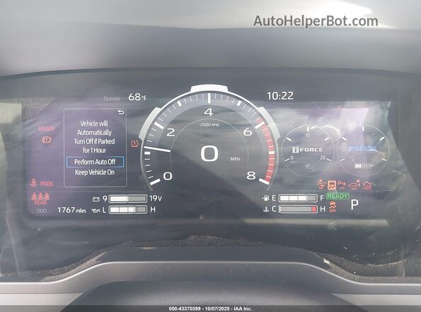 5TFPC5DB7SX103117 2025 TOYOTA TUNDRA HYBRID Серый Вид задних сидений