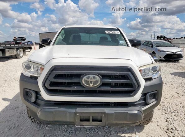 5TFRX5GN3LX166087 2020 TOYOTA TACOMA White Front view