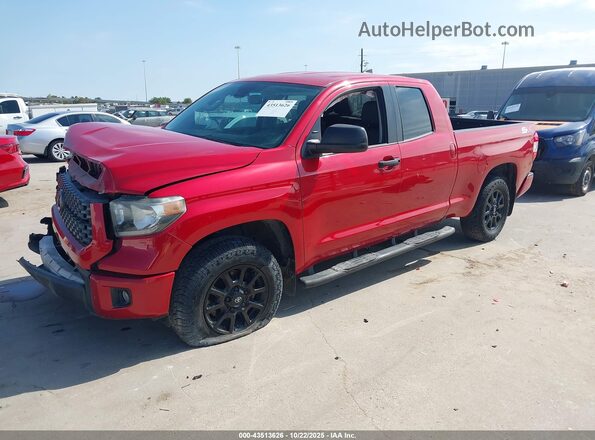 5TFRY5F11MX273863 2021 TOYOTA TUNDRA Red წინა მარცხენა ხედი სამი მეოთხედიდან