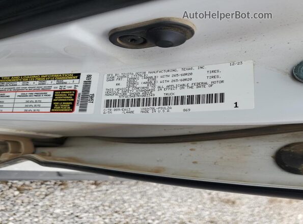 5TFWC5AB7RX003349 2024 TOYOTA LIMITED Белый Вид подкапотного пространства