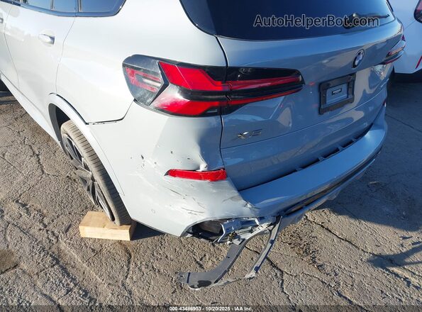 5UX13EU00R9S78326 2024 BMW X5 Gray Вид спереду