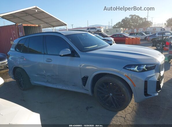 5UX13EU00R9S78326 2024 BMW X5 Gray Вид задньої частини салону