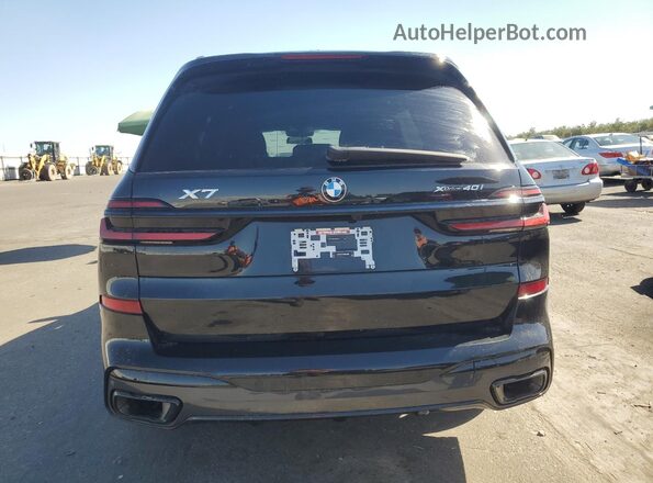 5UX23EM08S9W58217 2025 BMW X7 Черный Вид сзади
