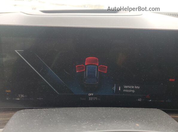 5UX23EM09P9R06580 2023 BMW X7 Charcoal Vista del cuadro de instrumentos
