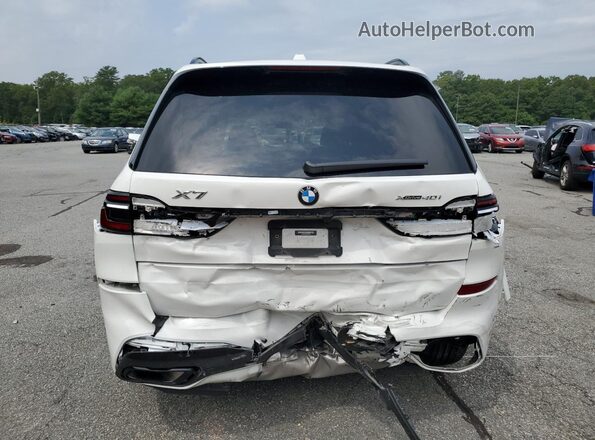 5UX23EM09P9R84972 2023 BMW X7 White Vista trasera