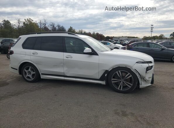 5UX23EM09S9Y79325 2025 BMW X7 White Առջևի աջ