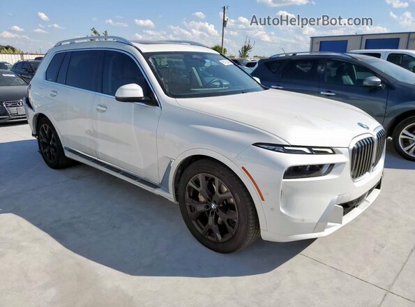 5UX23EM0XP9R88996 2023 BMW X7 White Передня права чверть
