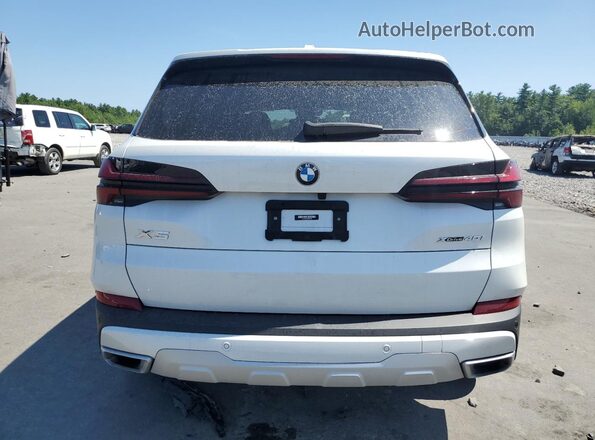 5UX23EU00R9S27249 2024 BMW X5 White 