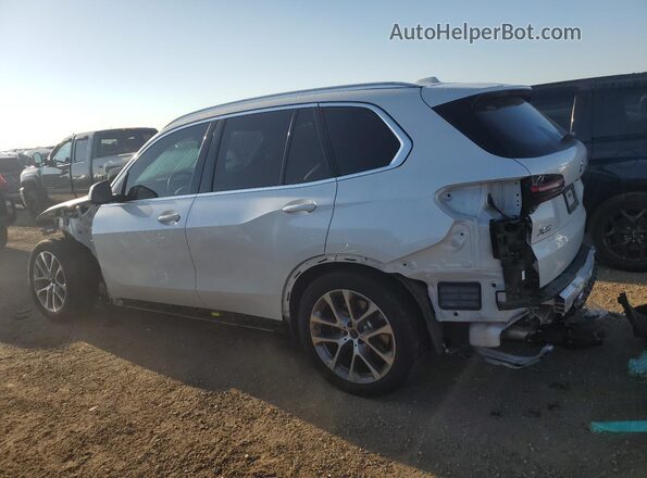 5UX23EU04R9W00356 2024 BMW X5 White Trasero izquierdo