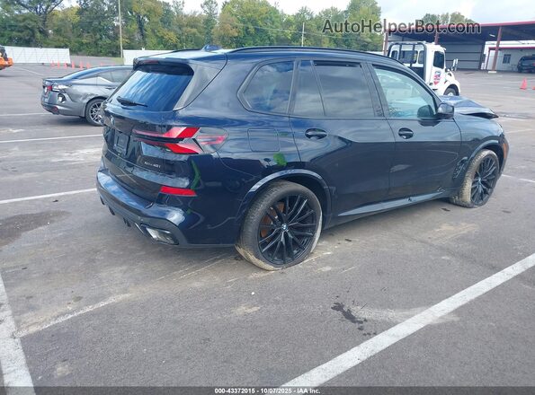 5UX23EU04S9Y40478 2025 BMW X5 Blue Trasero derecho