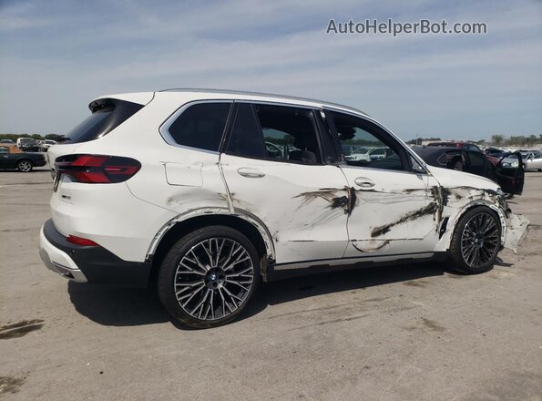 5UX23EU05S9008440 2025 BMW X5 White Հետևի աջ