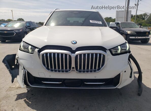 5UX23EU05S9008440 2025 BMW X5 White Դիմացի տեսք