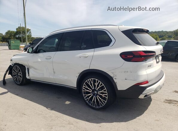 5UX23EU05S9008440 2025 BMW X5 White Հետևի ձախ