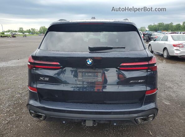 5UX23EU05S9Z25328 2025 BMW X5 Black Rear view