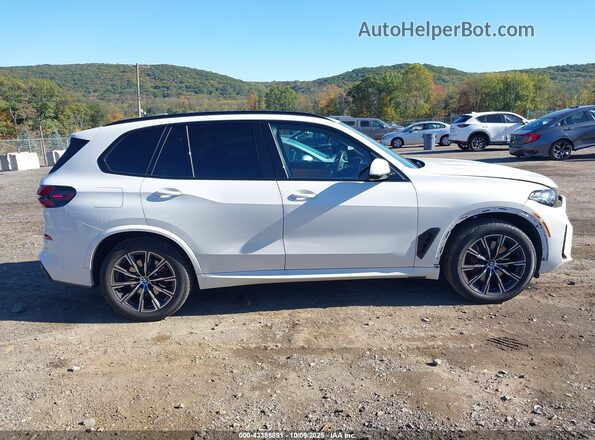 5UX23EU09S9Z07950 2025 BMW X5 White Vista interior trasera