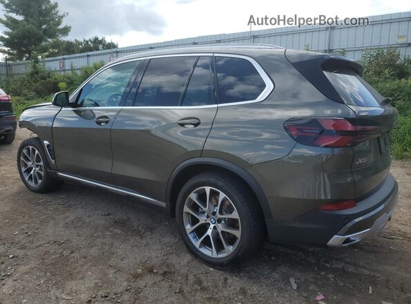 5UX23EU09S9Z76993 2025 BMW X5 Зеленый Задняя левая четверть