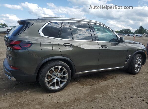 5UX23EU09S9Z76993 2025 BMW X5 Зеленый Задняя правая четверть