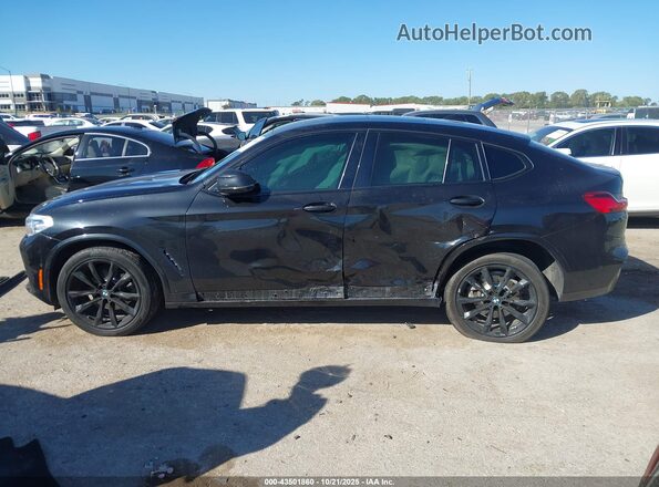 5UX2V1C04L9C56655 2020 BMW X4 Black Widok wnętrza 360 stopni