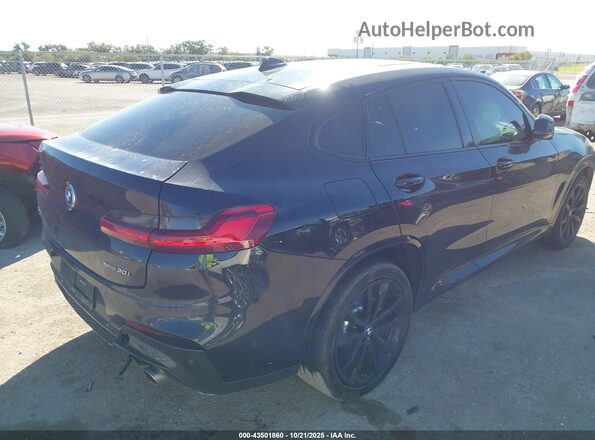 5UX2V1C04L9C56655 2020 BMW X4 Black Tył prawy