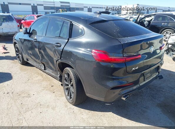 5UX2V1C04L9C56655 2020 BMW X4 Black Tył lewy