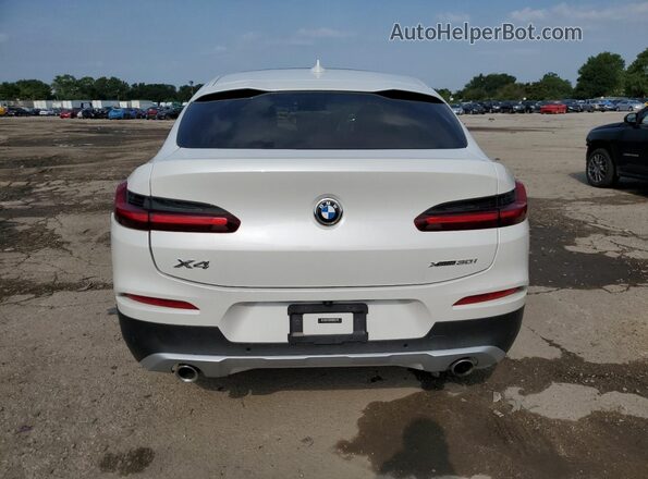 5UX2V1C05M9E84889 2021 BMW X4 White უკანა ხედი