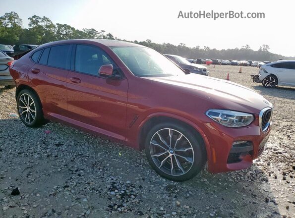 5UX2V1C05M9G24200 2021 BMW X4 Red Front right