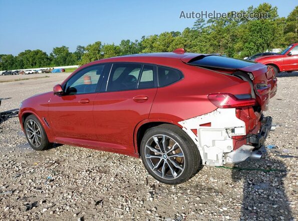 5UX2V1C05M9G24200 2021 BMW X4 Red Rear left