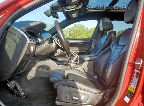 5UX2V1C05M9G24200 2021 BMW X4 Red Front interior view