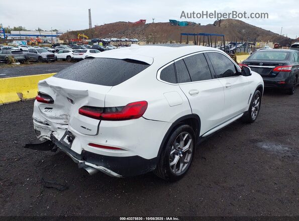 5UX2V1C08L9B34705 2020 BMW X4 White Հետևի աջ