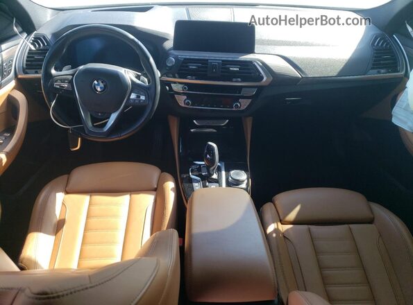 5UX2V1C0XM9G39856 2021 BMW X4 White წინა პანელის ხედი