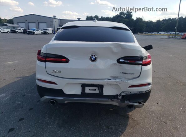5UX2V1C0XM9G39856 2021 BMW X4 White უკანა ხედი