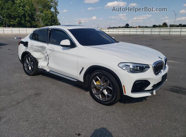 5UX2V1C0XM9G39856 2021 BMW X4 White წინა მარჯვენა