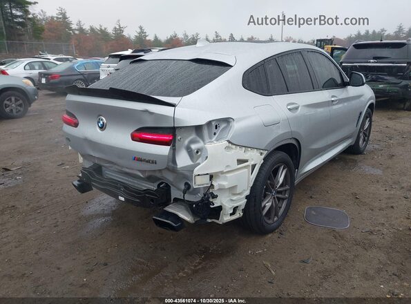 5UX2V5C06M9E04474 2021 BMW X4 Silver Tył prawy