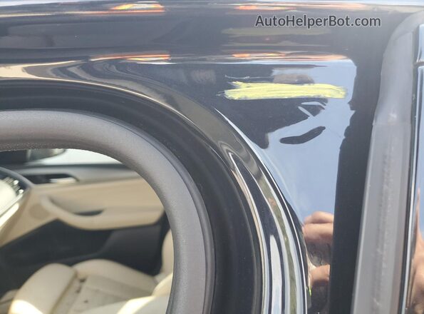 5UX2V5C08M9F46681 2021 BMW X4 Blue Widok naklejki z numerem VIN