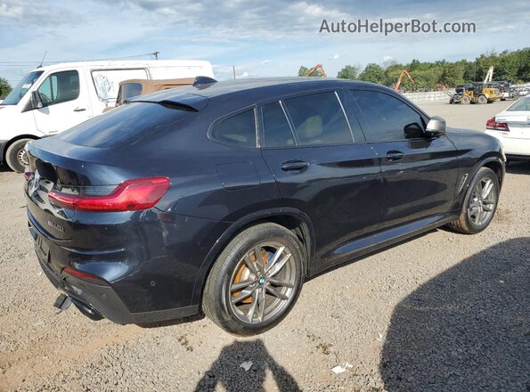 5UX2V5C08M9F46681 2021 BMW X4 Blue Tył prawy