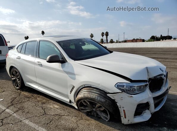 5UX2V5C09LLE69398 2020 BMW X4 White Front right