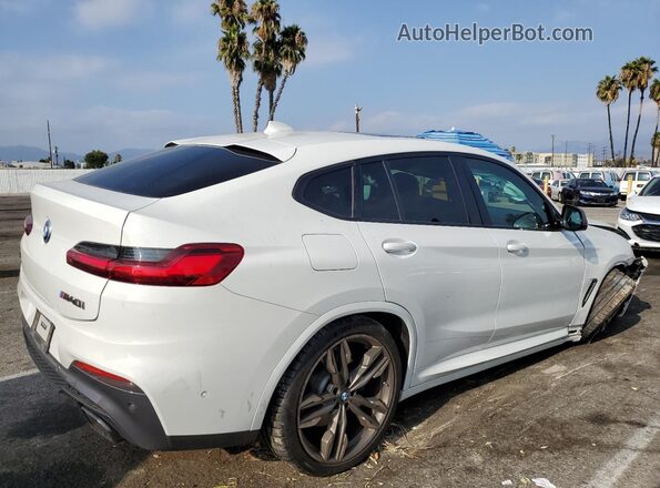 5UX2V5C09LLE69398 2020 BMW X4 White Rear right