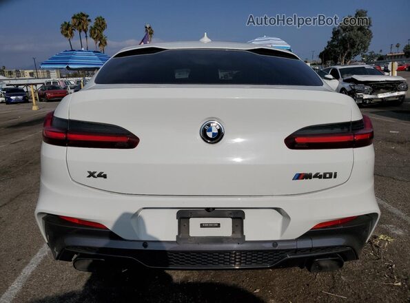 5UX2V5C09LLE69398 2020 BMW X4 White Rear view