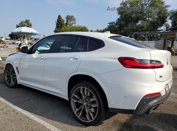 5UX2V5C09LLE69398 2020 BMW X4 White Rear left