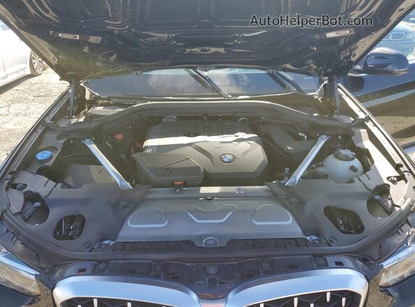 5UX33DT00R9U38452 2024 BMW X4 Черный Вид подкапотного пространства