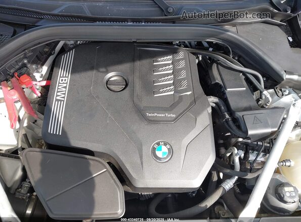 5UX33DT03N9M96131 2022 BMW X4 White უკანა ხედი