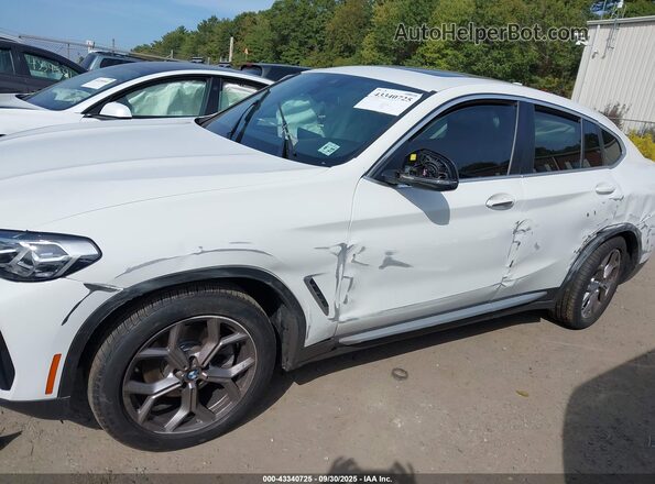 5UX33DT03N9M96131 2022 BMW X4 White წინა ხედი
